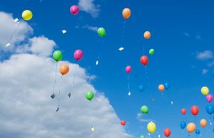 Grüße per Luftballonpost für die neuen 5-Klässler